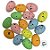 Ovinhos de Páscoa Decorativos Coloridos com Manchinhas - 3cm  - 25 unidades - Rizzo - Imagem 2