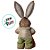 Enfeite Decorativo de Páscoa - Coelho com Cenoura - 18x45x16cm - 1 unidade - Cromus - Rizzo - Imagem 4