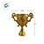 Enfeite Decorativo - Troféu - Ouro - 9x10cm - 10 unidades - Rizzo - Imagem 3