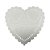 Enfeite de Papel - Coração Rendado - Branco - 10x10cm - 24 unidades - Rizzo - Imagem 2
