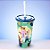 Copo de Plástico com Tampa e Canudo - Zootopia - 500ml - Disney Original - 1 unidade - Plasútil - Rizzo - Imagem 1