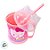 Caneca com Canudo e Tampa - Hello Kitty - Rosa - 360ml - 1 unidade - Plasútil - Rizzo - Imagem 4