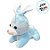 Cachorro de Pelúcia com Laço - Azul - 16x21x20cm - 1 unidade - Rizzo - Rizzo - Imagem 3