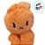 Coelho de Pelúcia Surpreso - Laranja - 11x22x13cm - 1 unidade - Rizzo - Rizzo - Imagem 2