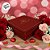 Caixa Quadrada Para Prensete - Toque de Amor - 17x17x5cm - 5 unidades - Regina - Rizzo - Imagem 4