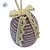 Enfeite Para Pendurar de Páscoa - Ovo Barbante - Roxo - 6x8cm - 1 unidade - Rizzo - Imagem 2