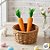 Cenouras Decorativas com Glitter - 14cm - 2 unidades - Rizzo - Imagem 4