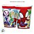 Kit Copo e Prato de Papel - Spidey e Seus Amigos - 16 Itens - 1 unidade - Disney Original - Regina - Rizzo - Imagem 2