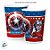 Kit Copo e Prato de Papel - Capitão América - 16 Itens - 1 unidade - Disney Original - Regina - Rizzo - Imagem 3
