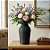 Vaso Decorativo - Romano - Preto - 18cm - 1 unidade - Rizzo - Imagem 1