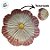 Enfeite Decorativo de Porcelana - Flor Rosa e Amarelo - 20cm - 1 unidade - FlorArte - Rizzo - Imagem 2