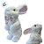 Coelho Decorativo de Páscoa - Branco com Gravatinha - 26cm - 1 unidade - FlorArte - Rizzo - Imagem 2