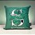 Almofada Sonserina - Harry Potter - 40cm - 1 unidade - Zona Criativa - Rizzo - Imagem 1
