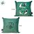 Almofada Sonserina - Harry Potter - 40cm - 1 unidade - Zona Criativa - Rizzo - Imagem 2