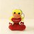 Chaveiro de Pelúcia Te Amo - Pato com Coração - 10x12x6cm - 1 unidade - Rizzo - Imagem 1