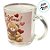 Caneca de Vidro Transparente - Rosa Claro - Ursinho Eu Te Amo - 320ml - 1 unidade - Rizzo - Imagem 2