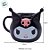 Caneca de Cerâmica Decorativa - Kuromi - 10x12cm - Hello Kitty - 1 unidade - Zonacriativa - Rizzo - Imagem 3