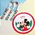 Conjunto Talheres e Prato Fundo - Mickey Mouse - 1 unidade - Disney Original - Rizzo - Imagem 1