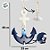 Enfeite Decorativo Para Pendurar - Âncora - Azul - 40x23cm - 1 unidade - Rizzo - Imagem 3