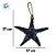 Enfeite Decorativo Para Pendurar - Estrela do Mar - Azul Escuro - 17cmx17cm - 1 unidade - Rizzo - Imagem 3