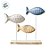 Enfeite Decorativo - Escultura de Peixes - 29,5x30cm - 1 unidade - Rizzo - Imagem 2