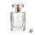 Frasco para Perfumaria de Vidro Retangular para Perfume - Spray Dourado com Tampa Transparente - 50ml  - 1 unidade - Riz - Imagem 3