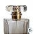 Frasco para Perfumaria de Vidro Retangular para Perfume - Spray Dourado com Tampa Transparente - 50ml  - 1 unidade - Riz - Imagem 4