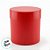 Caixa Acrílica Redonda - Vermelha - 14,5x16cm - 1 unidade - Rizzo - Imagem 2