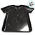 Bandeja Decorativa - Camisa de Futebol - Preto - 22x21x2cm - 1 unidade - Rizzo - Imagem 2
