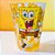 Copo de Plástico Bob Esponja - 270ml - 1 unidade - Plasútil - Rizzo - Imagem 1