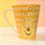 Caneca de Plástico Ursinho Pooh - Amarelo - 360ml - Disney Original - 1 unidade - Plasútil - Rizzo - Imagem 1