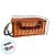 Kit Cesta Pic Nic 42,5x30x18cm com 23 Peças - 1 unidade - Rizzo - Imagem 4