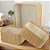 Kit Cesta Decorativa de Bambu com Forro de Tecido - 3 unidades - Rizzo - Imagem 1