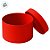 Caixa Acrílica Redonda - Vermelho - 20cm - 1 unidade - Rizzo - Imagem 2