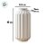 Vaso Decorativo - Elegance - Branca - 19cm - 1 unidade - Rizzo - Imagem 3