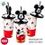 Kit Cinema - Balde de Pipoca e Copo com Pin e Canudo - Mickey Mouse - Disney Original - 1 unidade - Plasútil - Rizzo - Imagem 2