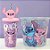 Kit Cinema - Balde de Pipoca e Copo com Canudo - Stitch e Angel - Disney Original - 1 unidade - Plasútil - Rizzo - Imagem 1