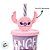 Kit Cinema - Balde de Pipoca e Copo com Canudo - Stitch e Angel - Disney Original - 1 unidade - Plasútil - Rizzo - Imagem 6