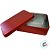Lata de Metal Retangular - Vermelho - 14x10x4,5cm  - 1 unidade - Rizzo - Imagem 2
