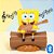 Caixa de Som Bluetooth - Bob Esponja - 14x15cm - 1 unidade - Zonacriativa - Rizzo - Imagem 1