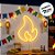 Painel Led Neon de Festa Junina - Fogueira - 32x39cm - 1 unidade - Rizzo - Imagem 4