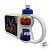 Kit Lancheira Com Garrafa Batman - Branco e Azul - 12x25cm - 250ml  - 1 unidade - Rizzo - Imagem 2