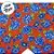 Bandeirola Decorativa Chita - Laranja e Flores Azuis - 45x70cm - 1 unidade - Rizzo - Imagem 2