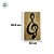 Carimbo de Madeira Artesanal - Nota Musical - AF-380 - 1 unidade - Rizzo - Imagem 3