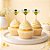 Pick Decorativo Para Doce - Abelha - 15cm  - 20 unidades - Rizzo - Imagem 1