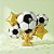 Balão de Festa Microfoil - Kit Futebol Brasil Copa do Mundo - 1 unidade - Rizzo - Imagem 1
