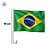 Bandeira Para Carro - Brasil - Copa do Mundo - 44cm - 1 unidade - Rizzo - Imagem 3