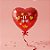 Balão de Festa Microfoil Coração - Vermelho e Amarelo - Te Amo - 25cm - 1 unidade - Rizzo - Imagem 1