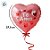 Balão de Festa Microfoil Coração - Rosa Escuro - Te Amo - 25cm - 50 unidades - Rizzo - Imagem 3
