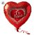 Balão de Festa Microfoil  Coração - Vermelho - Te Amo - 25cm - 1 unidade - Rizzo - Imagem 2